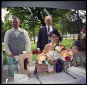 Bride, Groom, & Father of the Bride